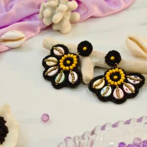 Seashell Beaded Earrings