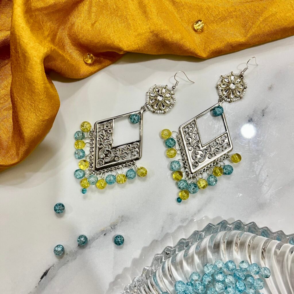 Ethnic Silver Earings